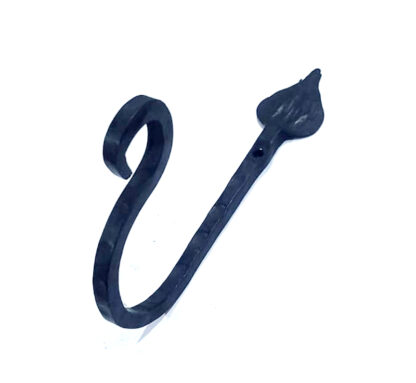 Hand Forged Iron Coat Hook 140mm #8092