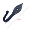 Hand Forged Iron Coat Hook 120mm #8093 - Image 2