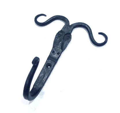 Hand Forged Iron Coat Hook 125mm #8098