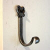 Hand Forged Iron Coat Hook 105mm #8099 - Image 3