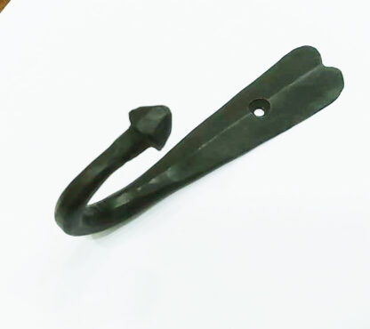 Hand Forged Iron Coat Hook 115mm #8102 - Image 3