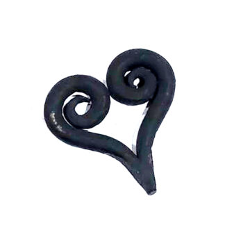 Hand Forged Iron Pendant 40mm #8110