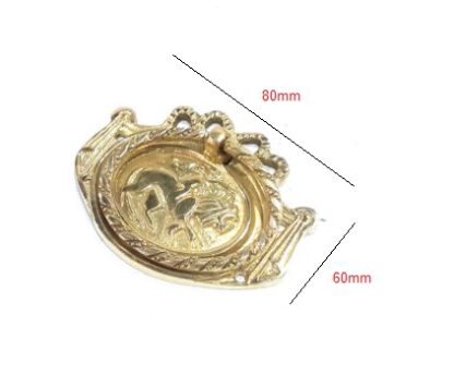 Drawer Puller Brass 80mm #8116 (Set of 4 Pcs) - Image 2