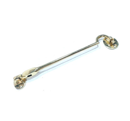 Brass Cabin Hook 200mm #8119 Polish Brass Finish