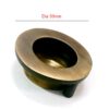 Brass Finger Pulls Handle Recessed Edge Flush Fitting Pocket Insert Wardrobe Sliding Doors Brass Antique Finish 50mm #5045 - Image 2