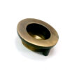 Brass Finger Pulls Handle Recessed Edge Flush Fitting Pocket Insert Wardrobe Sliding Doors Brass Antique Finish 50mm #5045 - Image 5