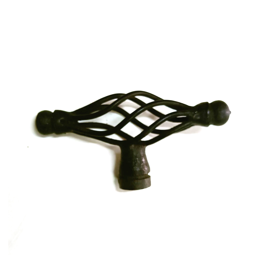 Hand Forged Iron Cabinet Pull Handle 70mm #6177