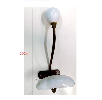Hand Forged Iron Coat Hook	200mm #8178 - Image 2