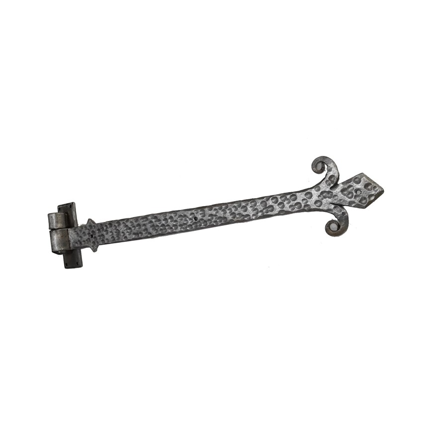 Hand Forged Iron Gate Hinge ON Pintle Hook FDL Style 450mm #1733