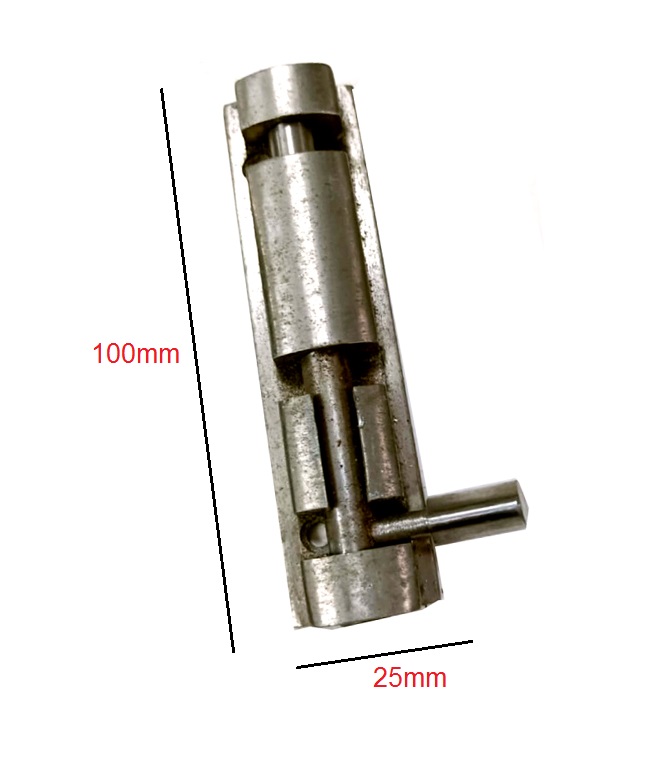 Zinc Door Bolt 100mm #4060 - Image 2