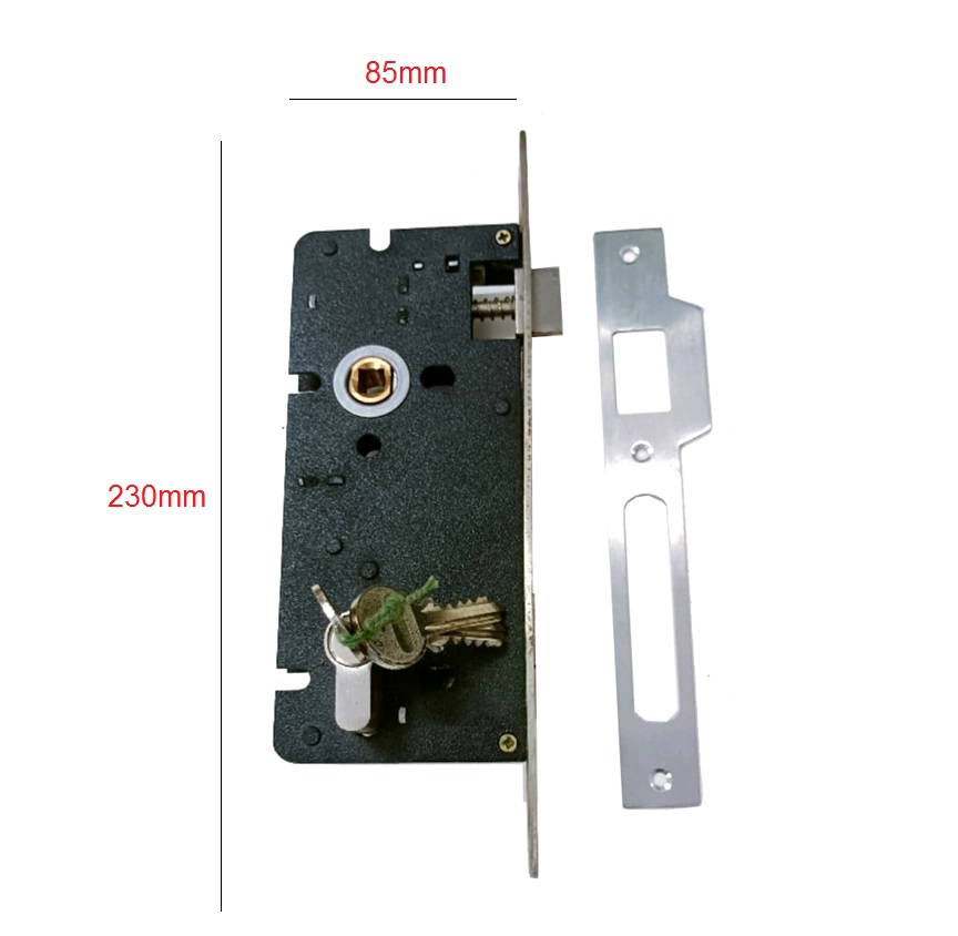 Cast Iron Mortice Lock 230mm #5078 - Image 2