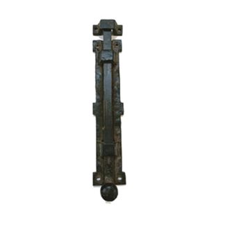 Cast Iron Door Bolt Straight Black Surface Mounted Door Bolt, Sliding Door Lock, Lock Bolts for Securing Internal Doors for Bedrooms, Bathrooms, Storage Units and Cupboards Black Powder Coated Finish 150mm #6065
