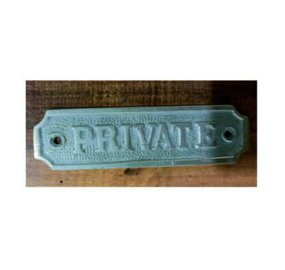 Brass "PRIVATE" Sign Plaque Door Wall Cafe Shop Pub Hotel Bar Work Polish Brass/Colored Vintage Finish 115mm #6068 - Image 4