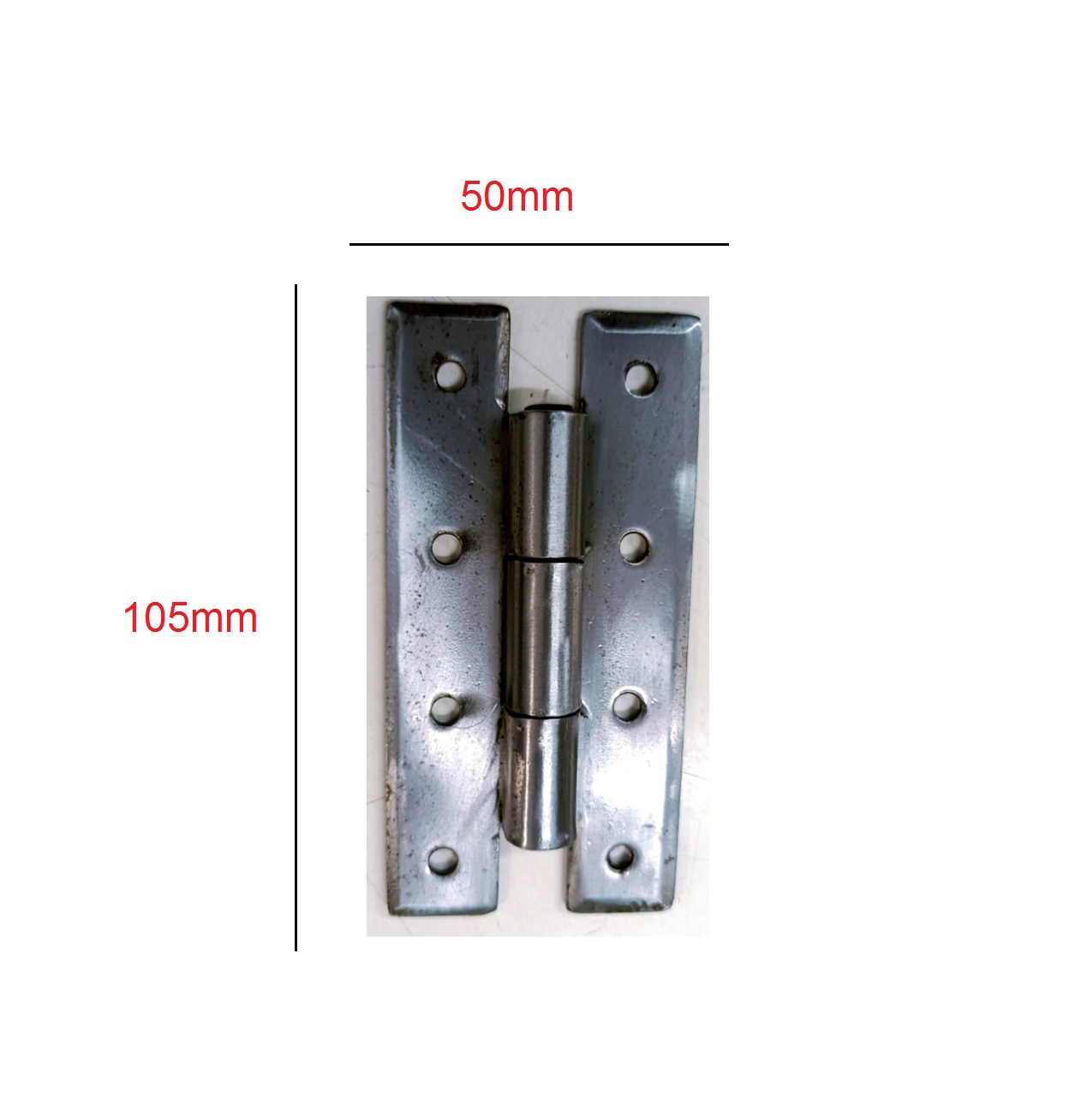 Hand Forged Iron Door Hinge 105mm #6079 - Image 2