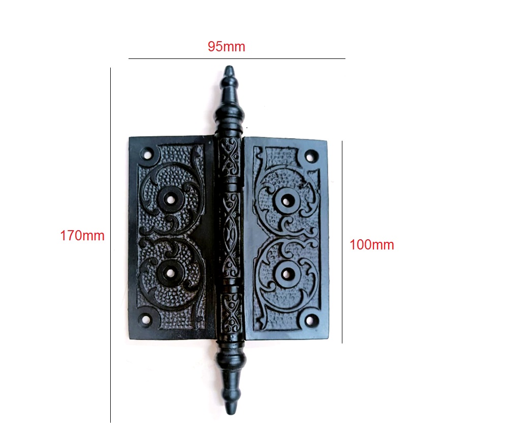 Cast Iron Door Hinge 100mm #6080 - Image 2