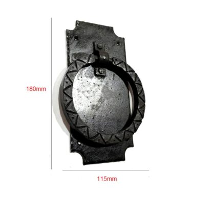 Hand Forged Iron Door Knocker 180mm #6254 - Image 2