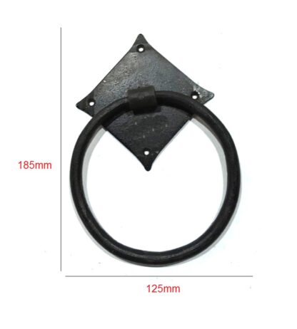 Hand Forged Iron Door Knocker 185mm #6256 - Image 2