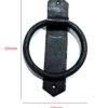 Hand Forged Iron Door Knocker 200mm #6257 - Image 2