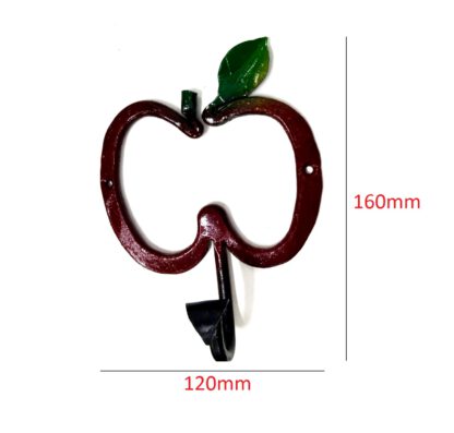 Hand Forged Iron Coat Hook 160mm #8067 - Image 2