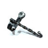 Forged Iron Metal Toilet Roll Holder for Bathroom Toilet Wall Mount Handmade Bathroom Lavatory Toilet Paper Holder Wall Mount Natural Lacquer Finish 165mm #8181 - Image 3