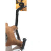 Wrought Iron Metal Toilet Roll Holder for Bathroom Toilet Wall Mount Handmade Bathroom Lavatory Toilet Paper Holder Wall Mount Black Finish 230mm #8188 - Image 3