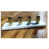 White Marble candle holder 280mm #8217 - Image 3