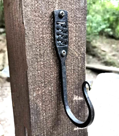 Hand Forged Iron Coat Hook #8266