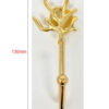 Cast Iron Animal Coat Hook-Large Coral 130mm #8276 Antique Finish - Image 2