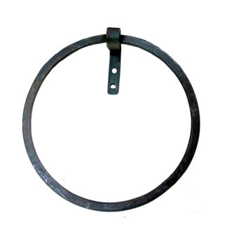 Hand Forged Iron Towel Ring 150mm #8298