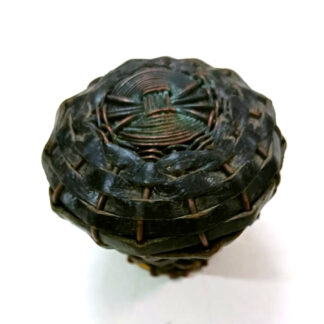 Wire & Leather Cabinet knob 40mm #8348 (Set of 6 Pcs)