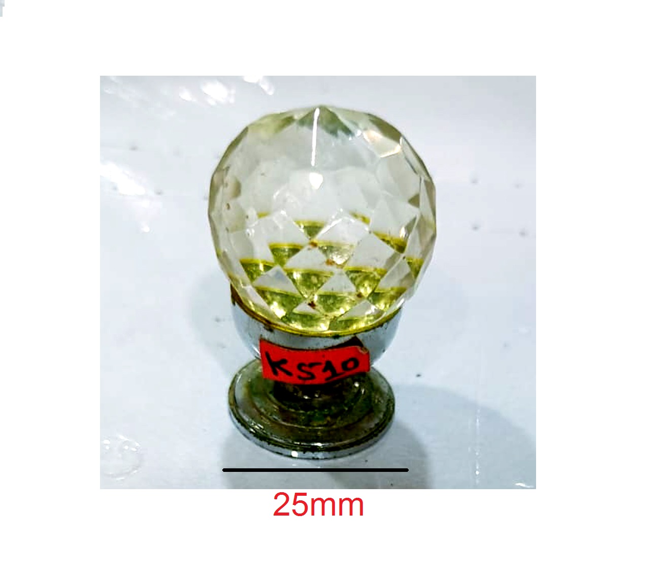 Crystal Cabinet knob #6202 (Set of 6 Pcs) - Image 2