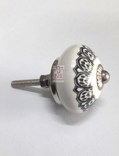 Ceramic Cabinet Knob 40mm #8386 (Set of 6 Pcs) - Image 3