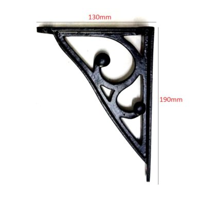 Cast Iron Shelf Supoport Bracket 190mm #3447 - Image 2