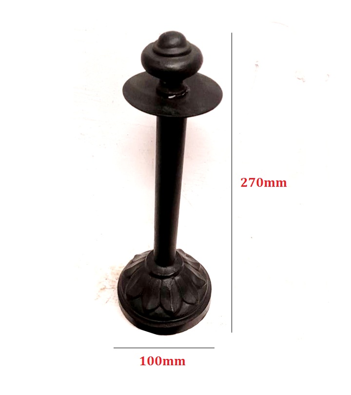 Cast Iron Spool Black Powder Coated 270mm #4069 - Image 2