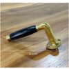 Brass Wooden Door Handle 110mm #6117 - Image 2