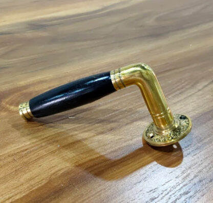 Brass Wooden Door Handle 110mm #6117