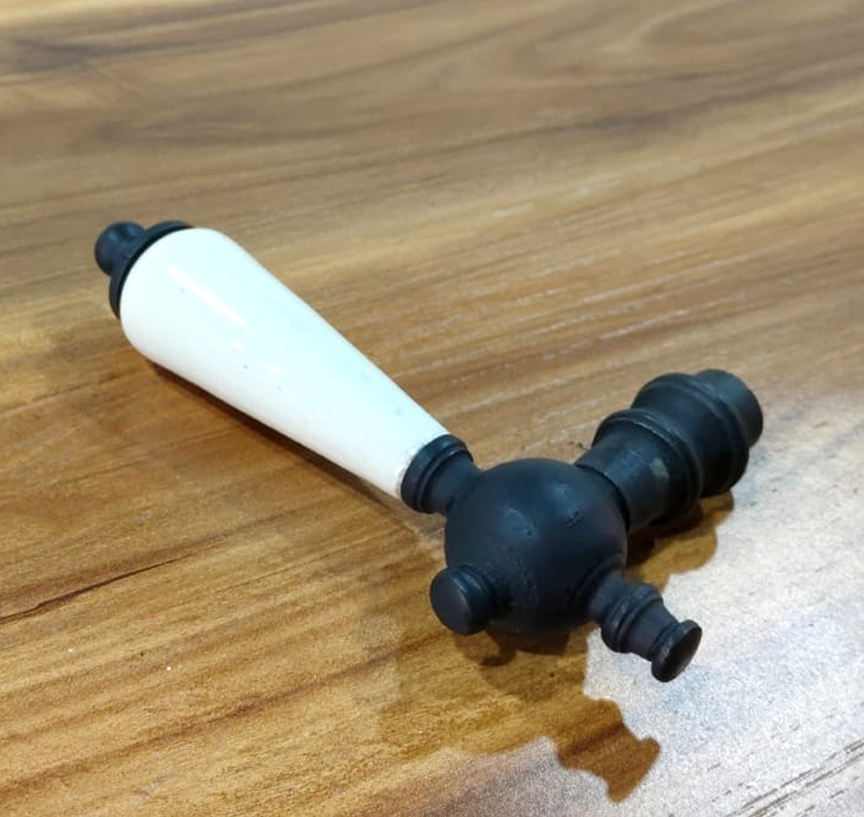 Cast Iron Door Handle 140mm #6143 - Image 3