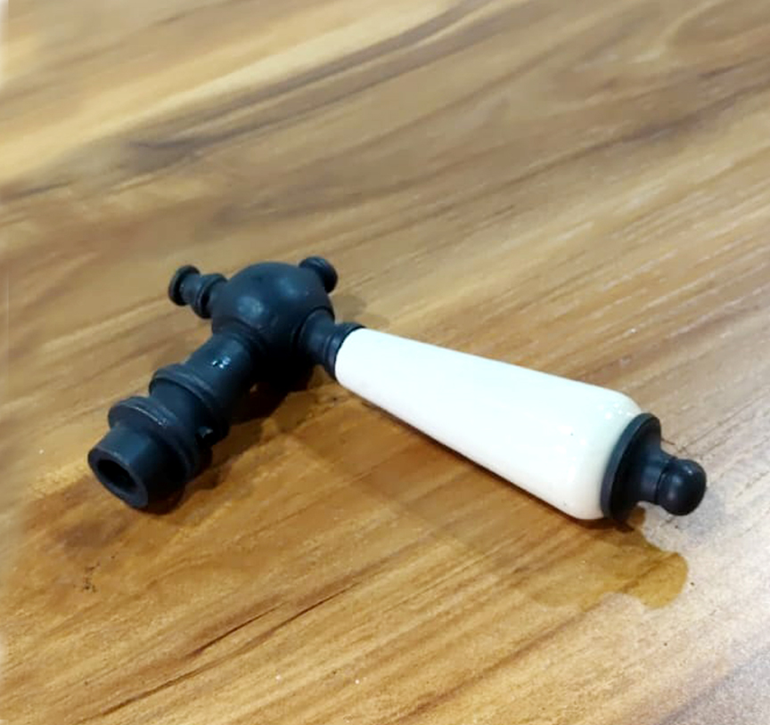 Cast Iron Door Handle 140mm #6143