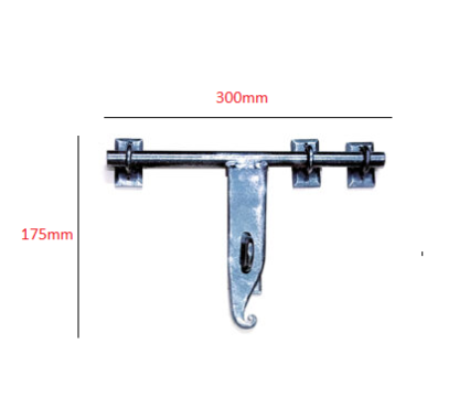 Hand Forged Iron Aldrop 300mm #6213 - Image 2