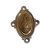 Antique Oval Beehive Design Door Lock Keyhole Escutcheon Various Finishes Brass Victorian Standard Profile Keyhole Closed Covered Lock Swing Cover Plate Escutcheon Brass Antique Finish 62mm #8504 - Image 3