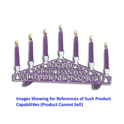 Brass Candelabra Seven Flame #8535 - Image 2