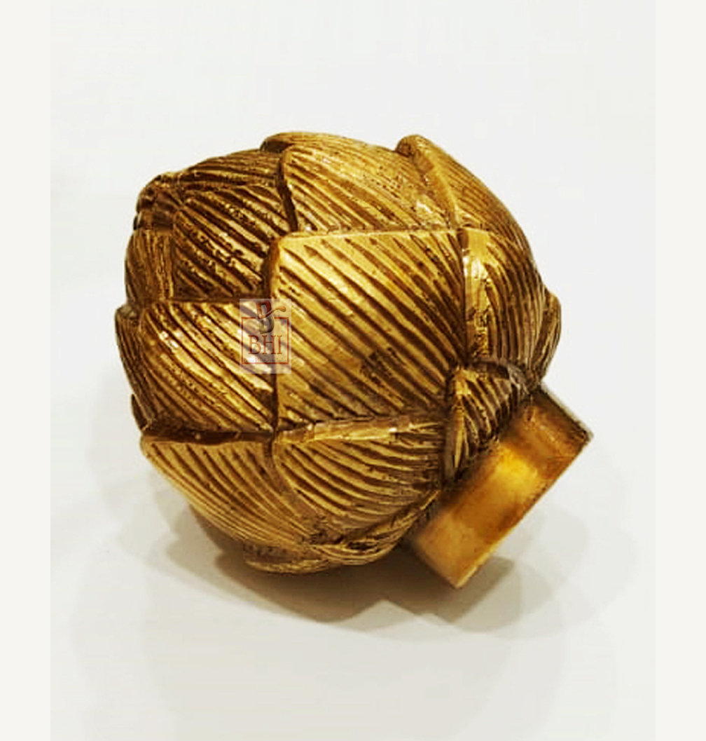 Brass Door Knob Artichoke Vintage Kitchen Dresser Drawer Knobs Simple Cabinet Hardware for Cupboard Drawer Pulls 70mm #8374 - Image 3