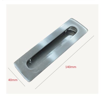 Recessed Brass Finger Pulls Sliding Door Handles Furniture Handles Kitchen Hardware for Cabinets Pull Handles 140mm #8574 - Image 2