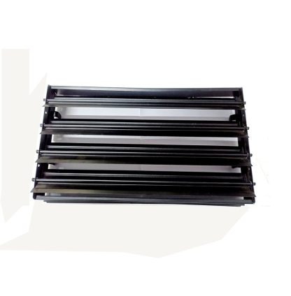 Sheet Iron Wall Vent Grill - Metal Ventilation Grilles - Air Vent Covers for Walls 360mm #8666 Black Powder Coated Finish - Image 4