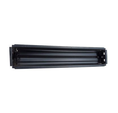 Sheet Iron Wall Vent Grill - Metal Ventilation Grilles - Air Vent Covers for Walls 305mm #8670 Black Powder Coated Finish