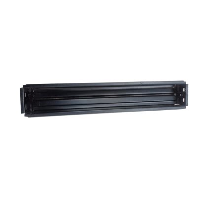 Sheet Iron Wall Vent Grill - Metal Ventilation Grilles - Air Vent Covers for Walls 360mm #8671 Black Powder Coated Finish - Image 2