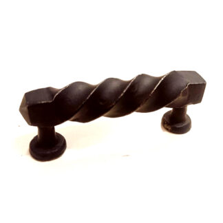 Hand Forged Iron Twist Pull Handle 100mm #8694