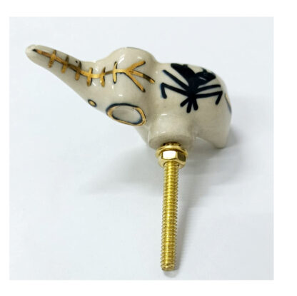Ceramic Cabinet knob Elephant 65mm #8795 (Set of 6 Pcs) - Image 2