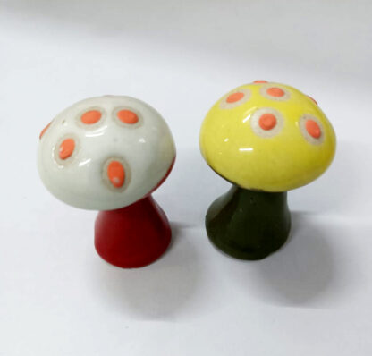 Ceramic Miniature Mashroom Table decor 40mm #8814 (Set of 6 Pcs) - Image 3