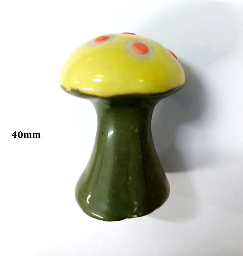 Ceramic Miniature Mashroom Table decor 40mm #8814 (Set of 6 Pcs) - Image 3